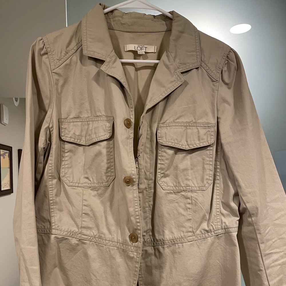 Loft khaki jacket